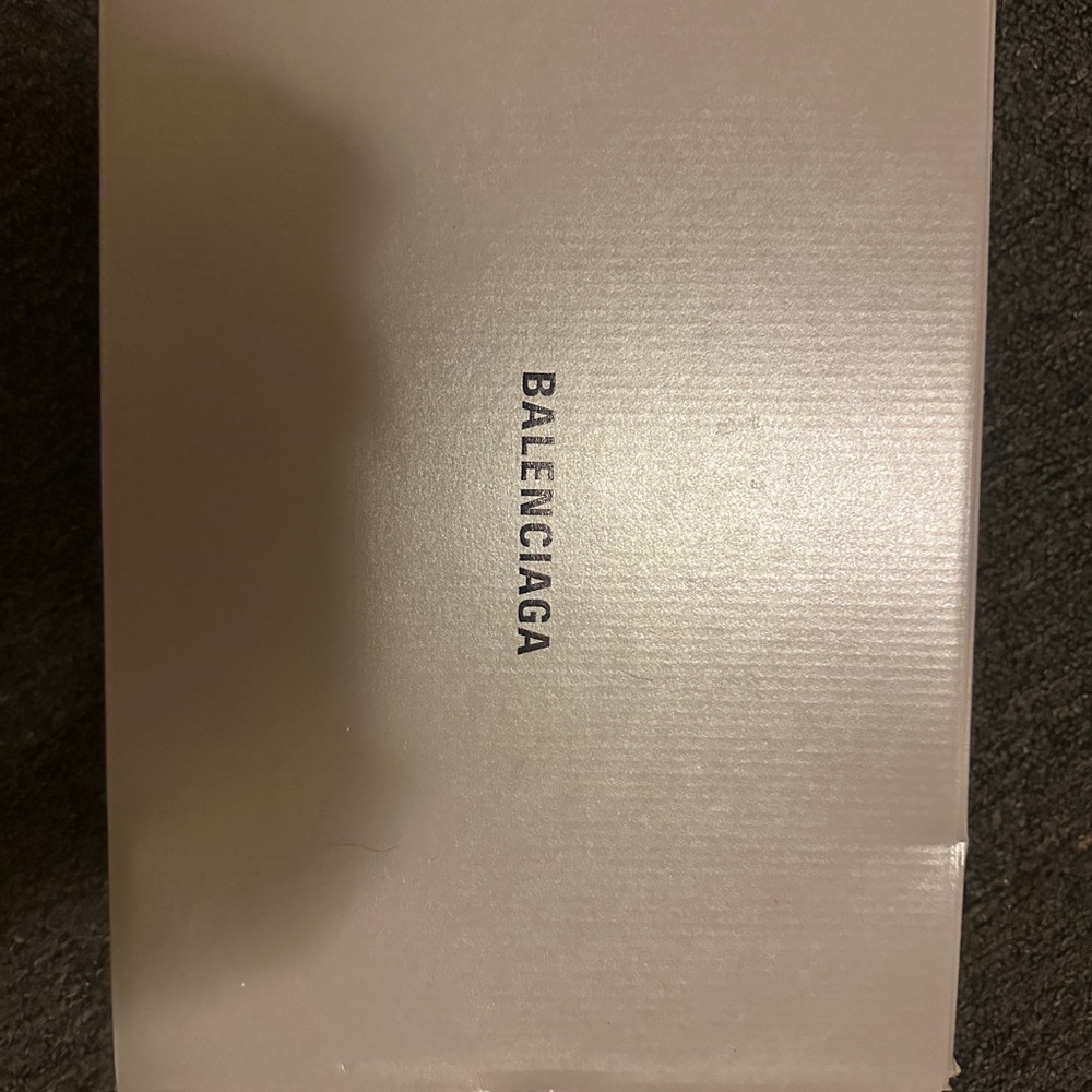 Balenciaga Cream Box with Black Logo